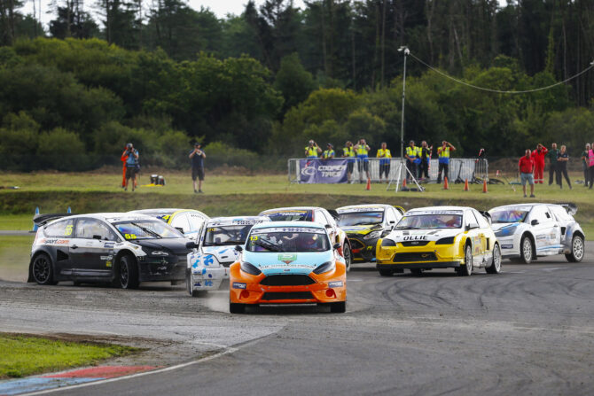 Patrick O'Donovan leads at Pembrey