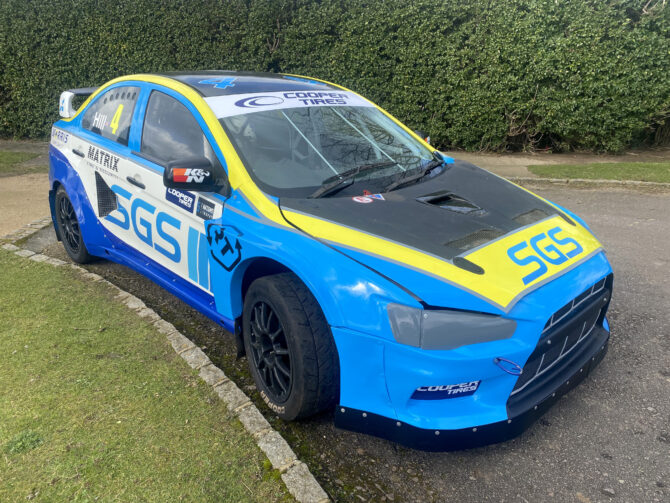 Steve Hill's Mitsubishi Evo X Rallycross Supercar