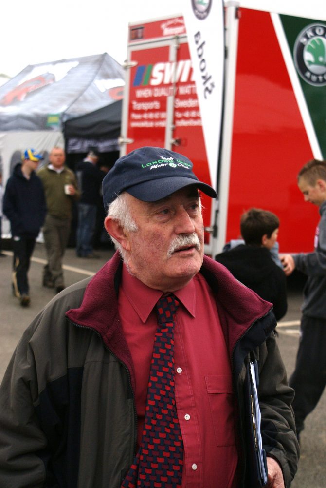 Arthur recently wrote a book about his memories and time in Rallycross
