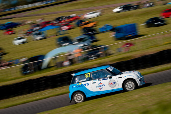 Dave Bellerby in the Bellerby Motorsport BMW Mini