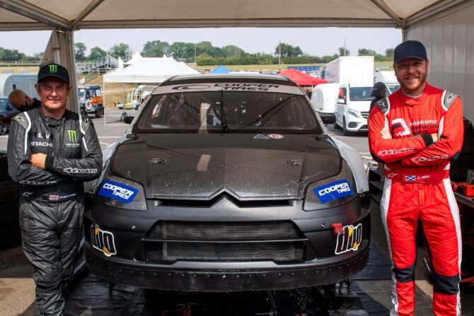 Sir Chris and John ready to get on track this afternoon