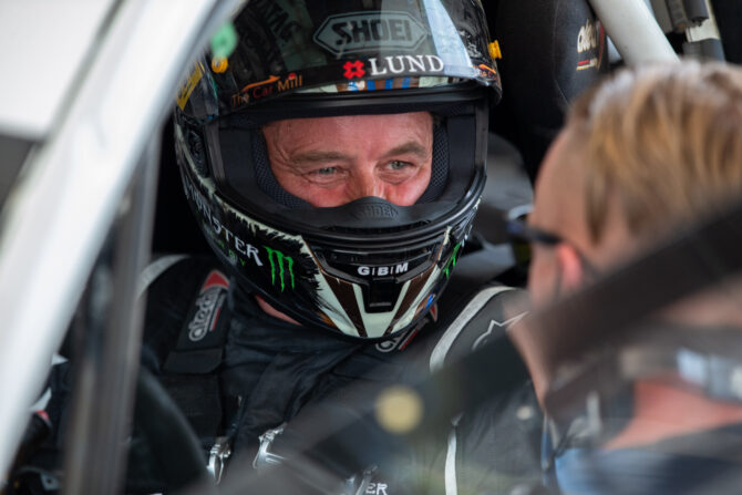 John in the Citroen C$ at Lydden Hill Press Day